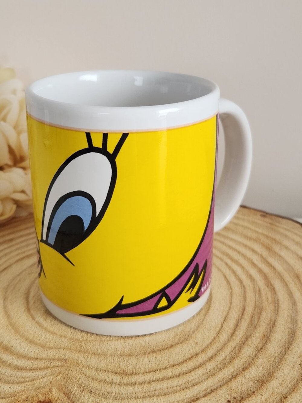 Vintage Looney Tunes Tweety Gibson Ceramic Coffee Cup Mug 2002